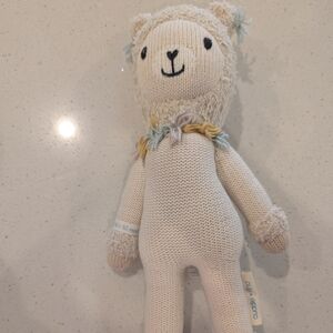 Cuddle And Kind Cream Knit Llama Toy